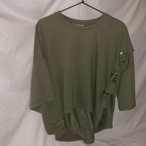 Olive green- short sleeve shirt